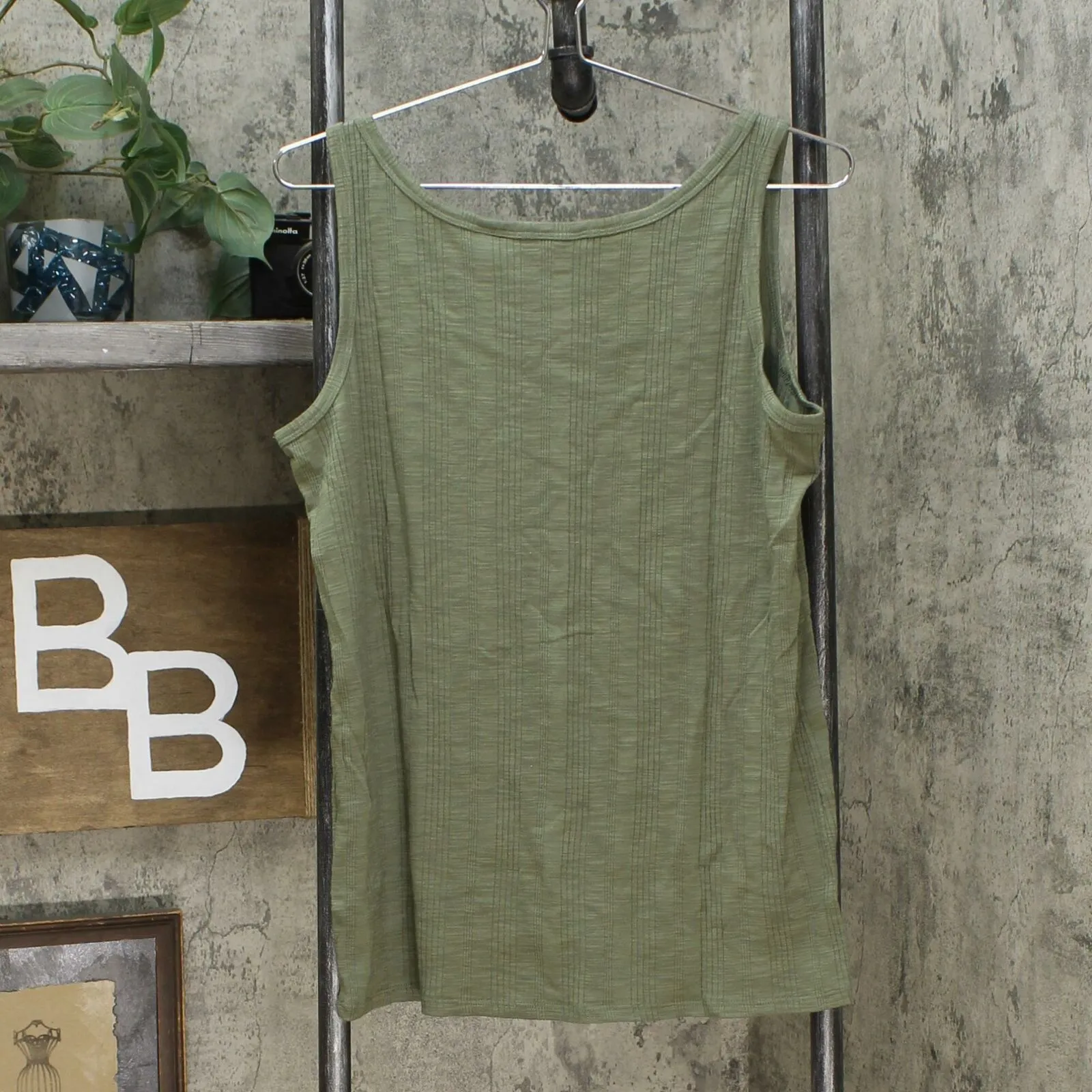 Modern Soul Women's Ribbed Slub Knit Tank Top