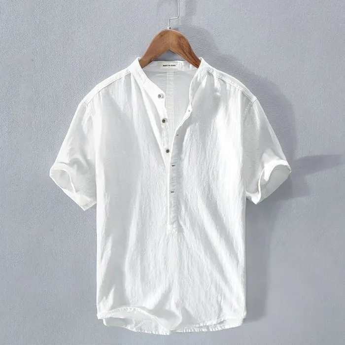 Morgan – new short-sleeved linen shirt for men