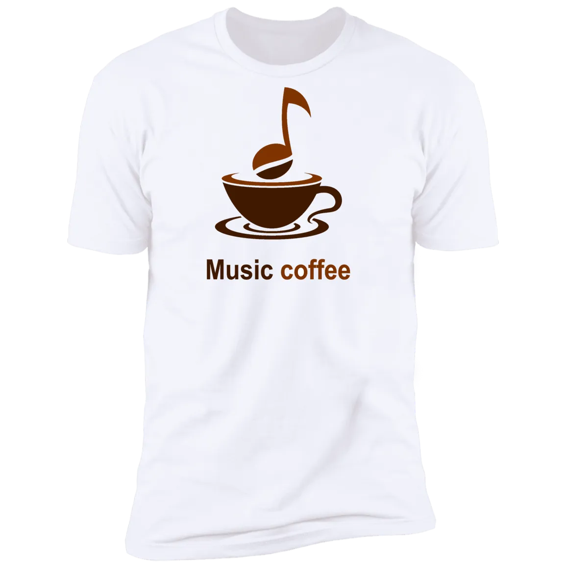 Music Coffee Premium Short Sleeve Tee