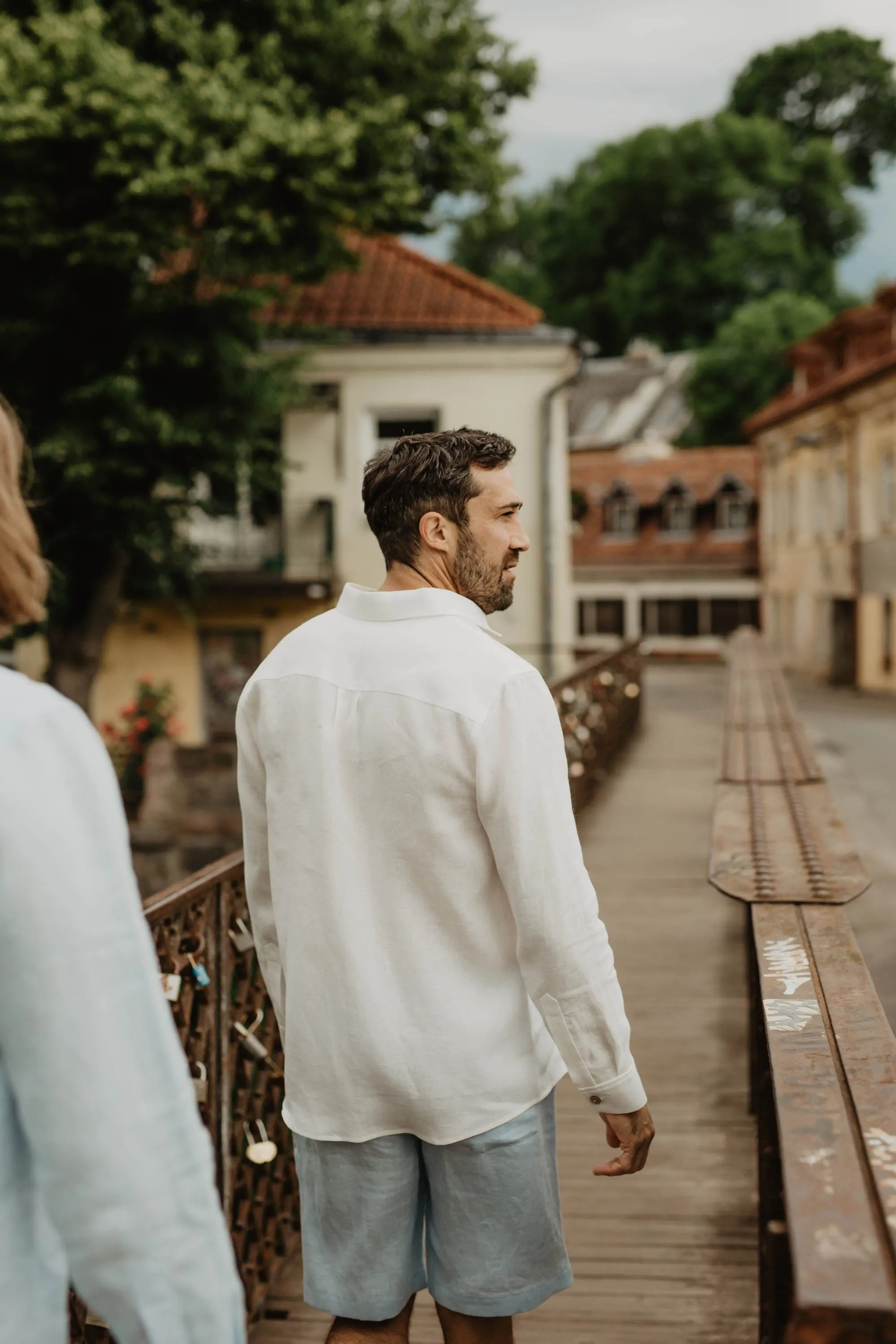 Naglis Men's Linen Long Sleeve Shirt | Multiple Colours
