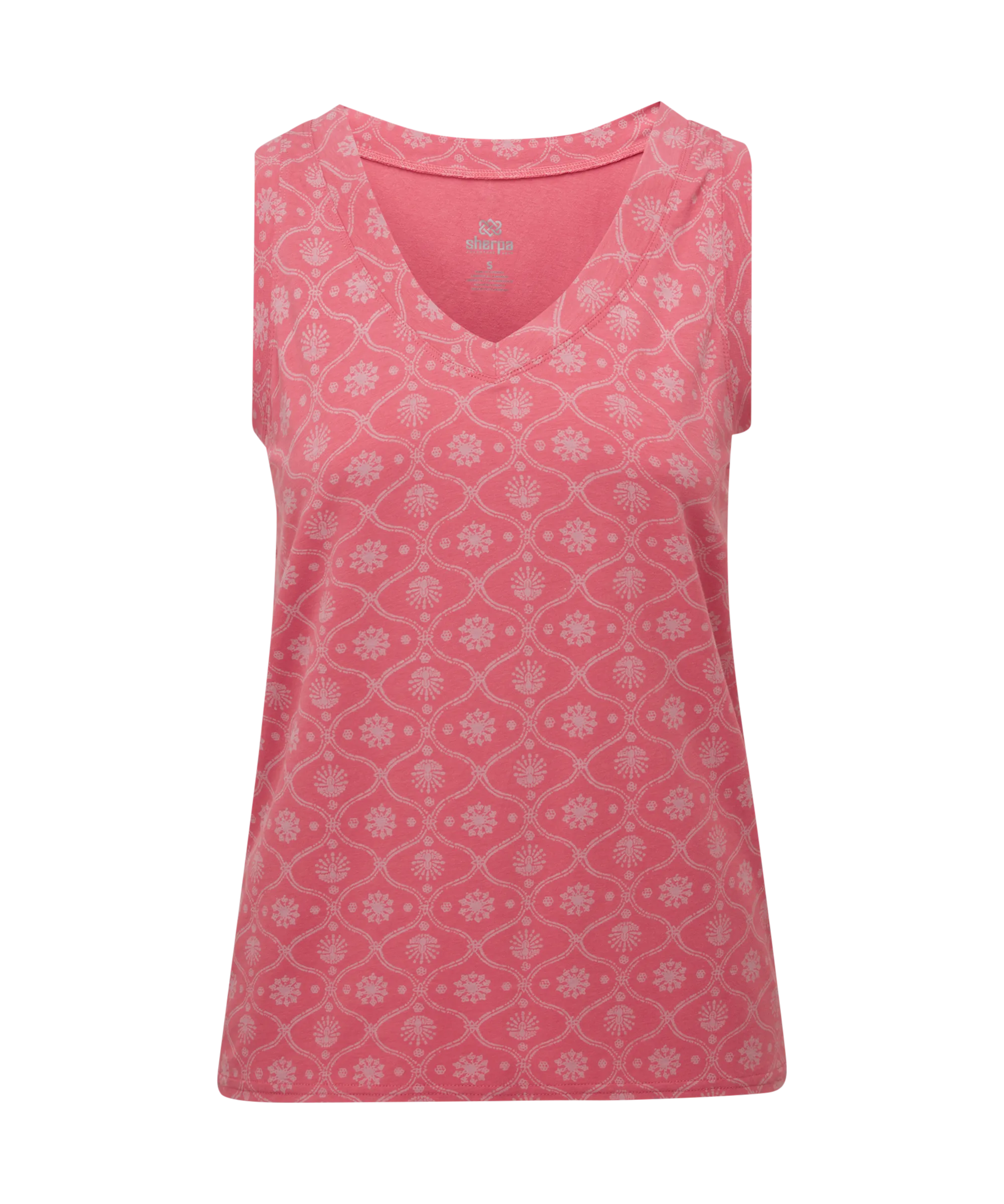 Neha V-Neck Tank Top - Rosie Sublime