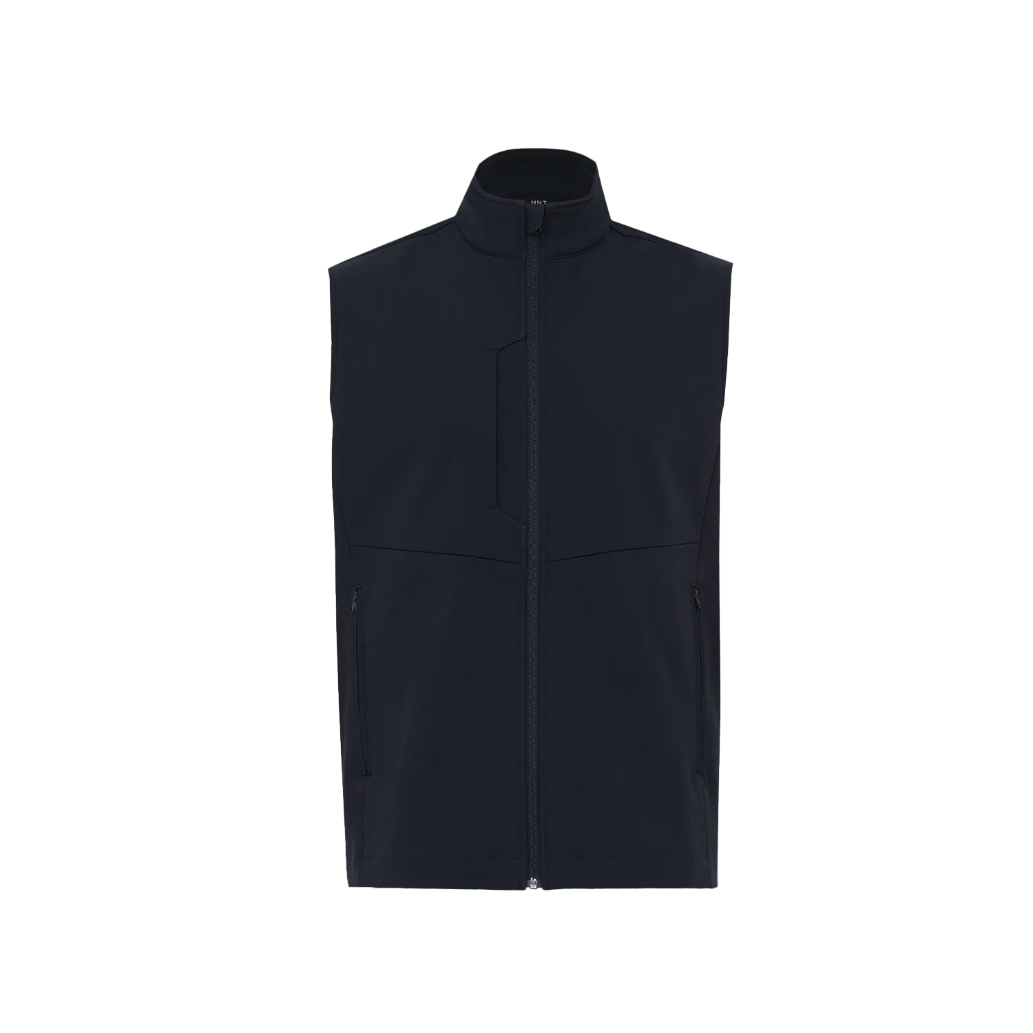 NNT Men's Bonded Fleece Zip Vest - Navy