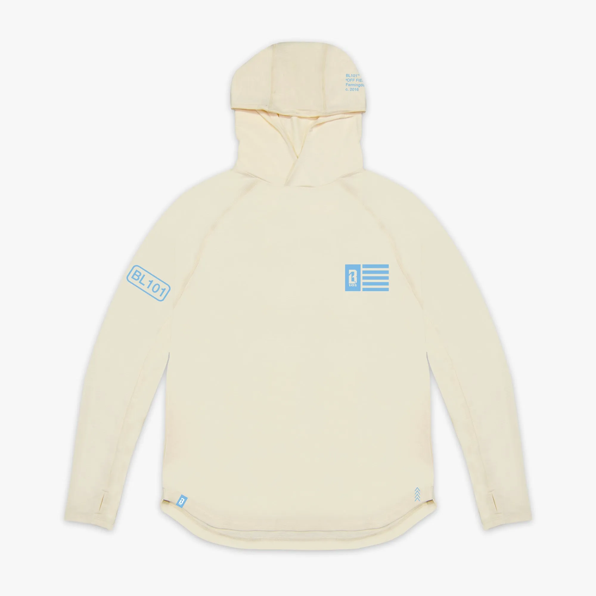 Off-Field Hoodie V2 - Bone/Light Blue