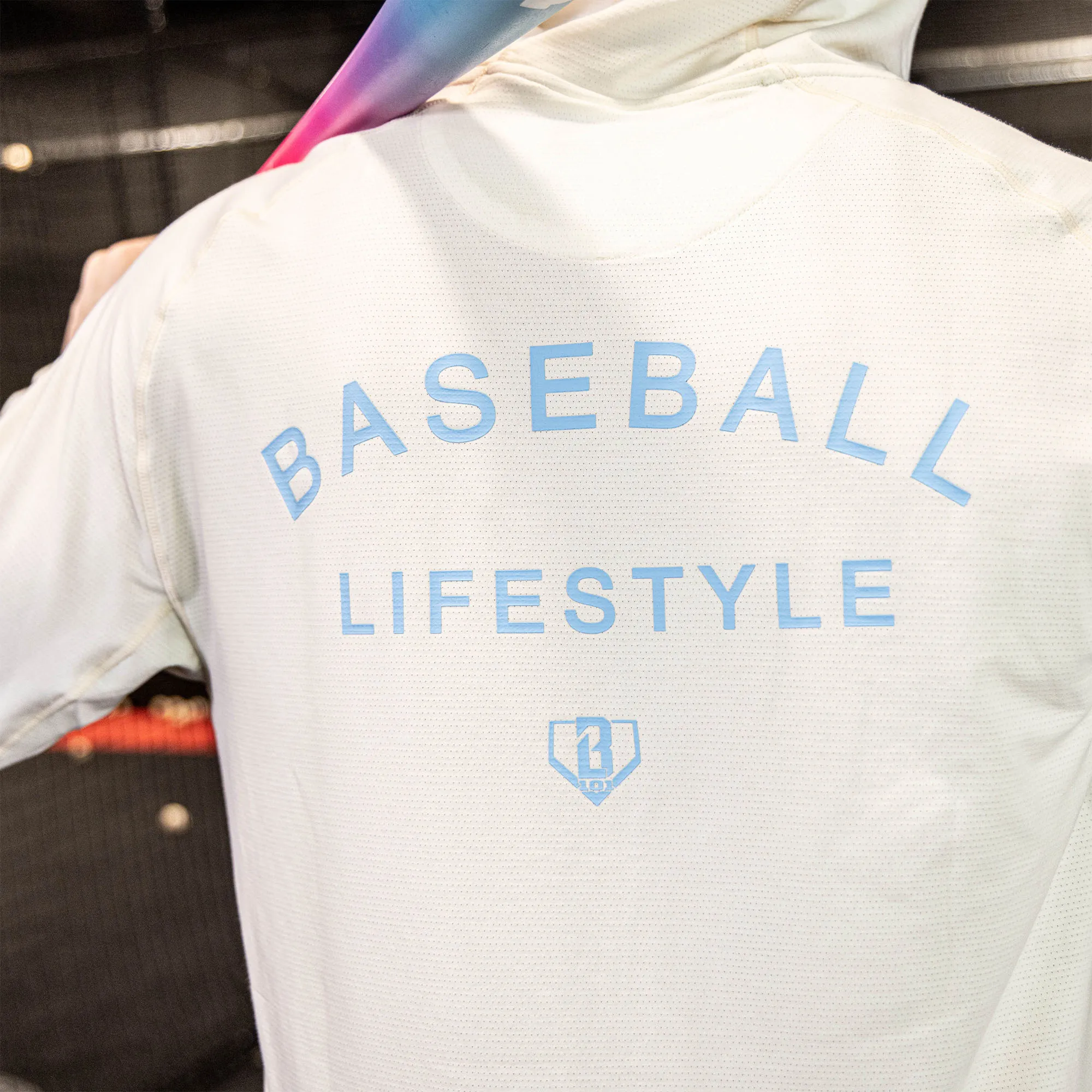 Off-Field Hoodie V2 - Bone/Light Blue