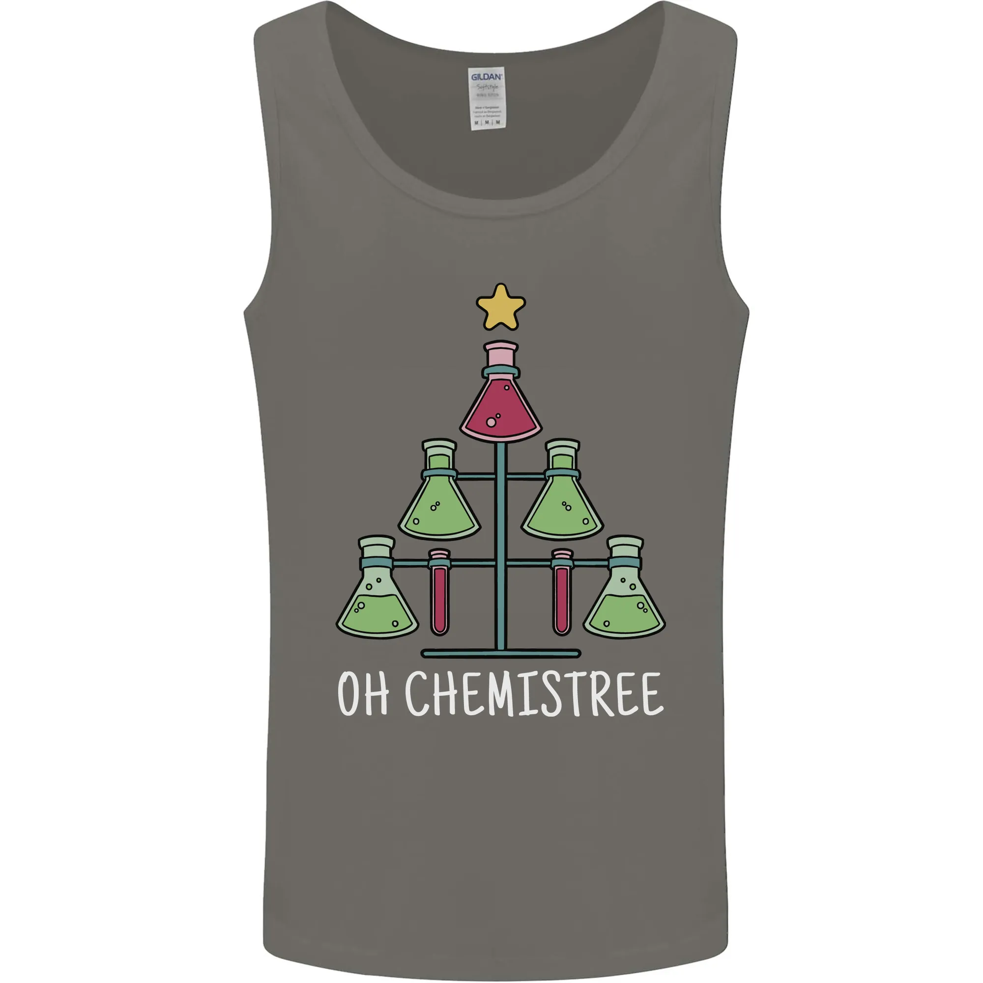 Oh Chemistry Funny Christmas Science Xmas Mens Vest Tank Top
