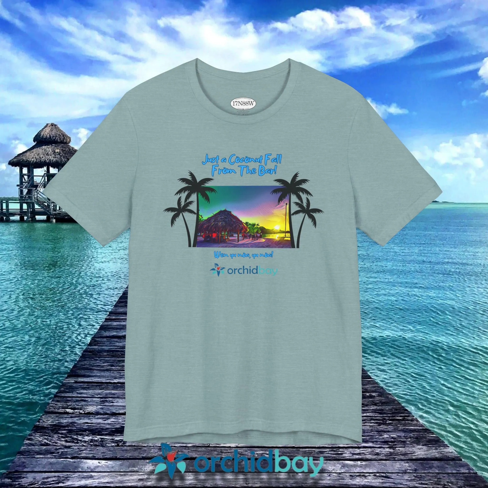 Orchid Bay | Unisex Short Sleeve Tee | A Coconut Fall | Belize
