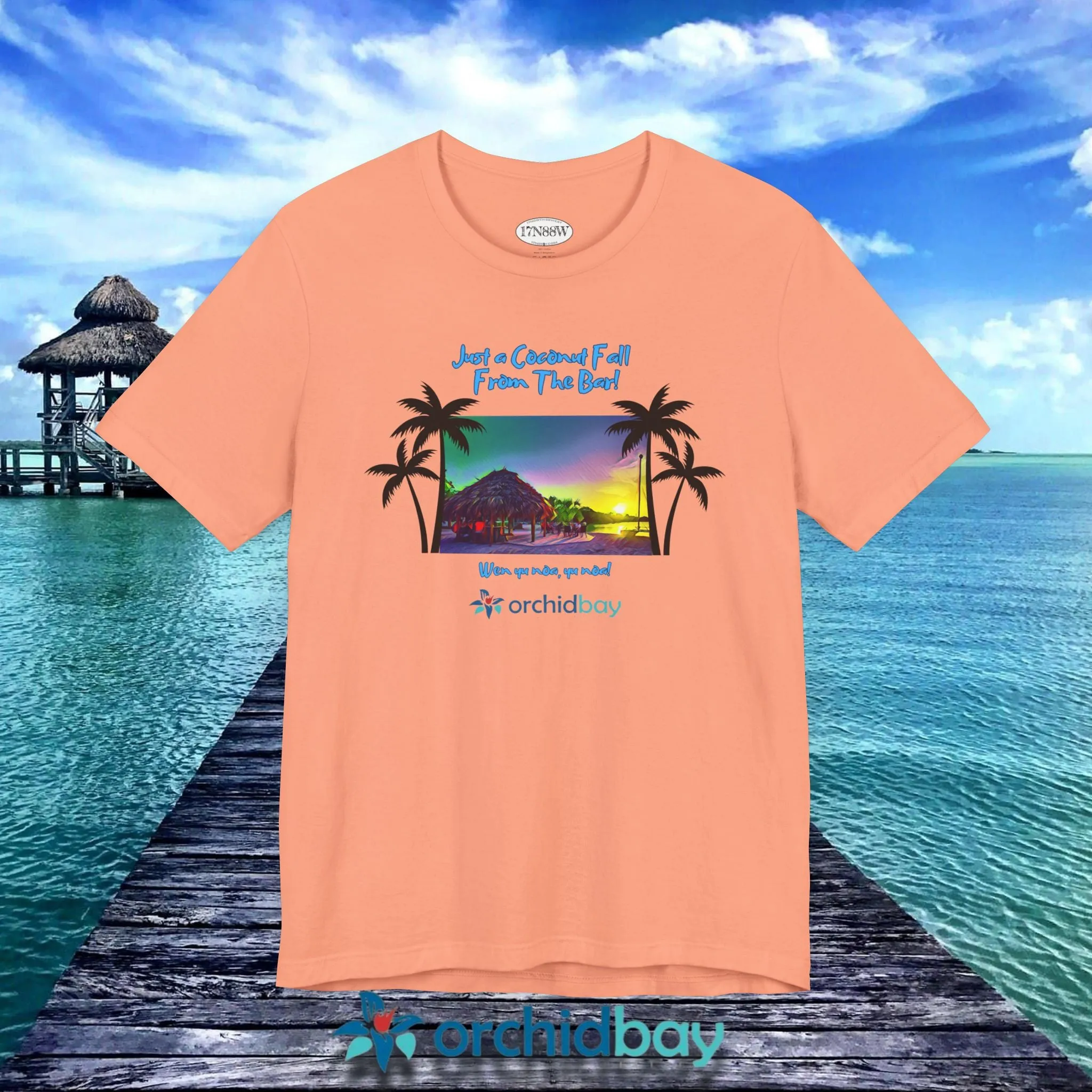 Orchid Bay | Unisex Short Sleeve Tee | A Coconut Fall | Belize