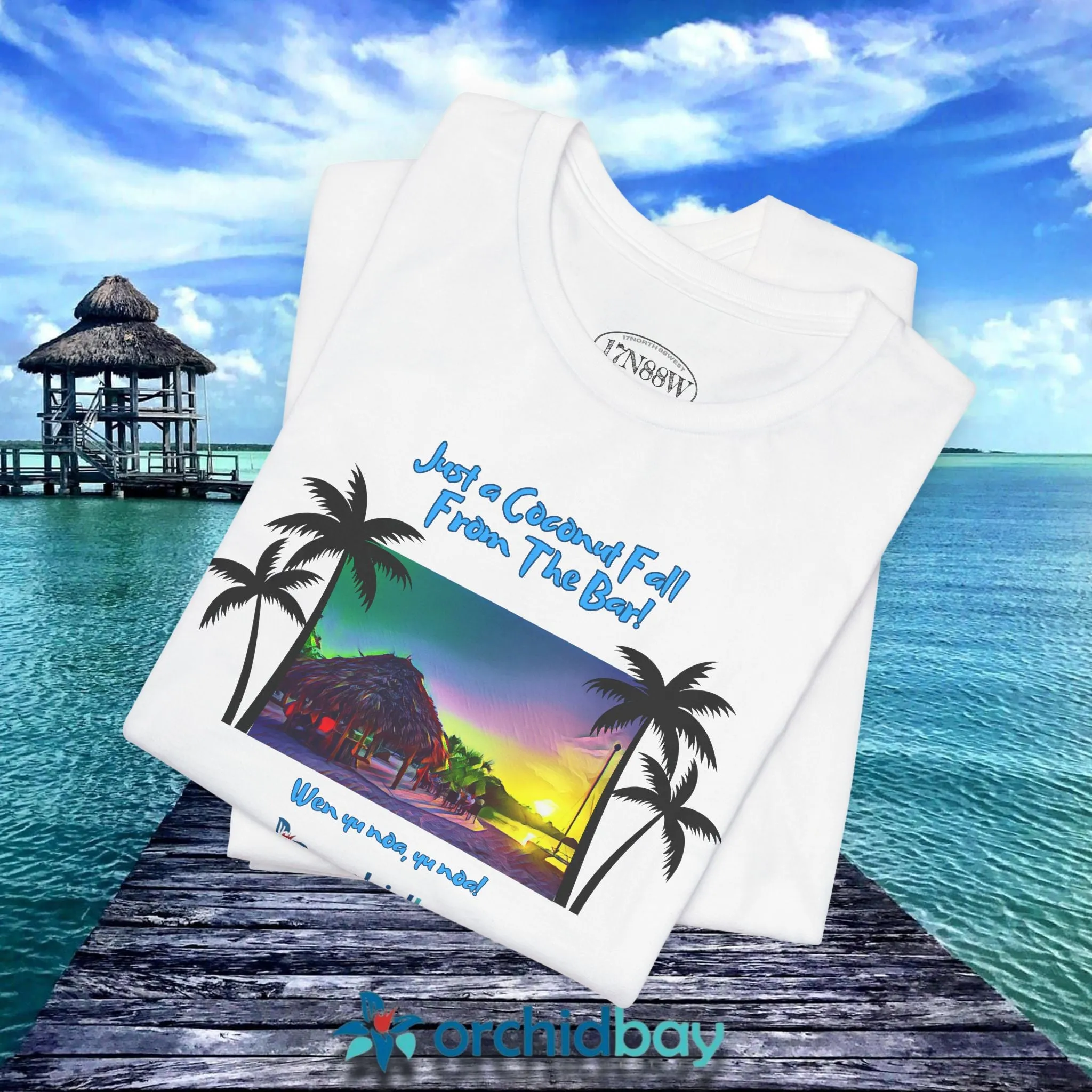 Orchid Bay | Unisex Short Sleeve Tee | A Coconut Fall | Belize
