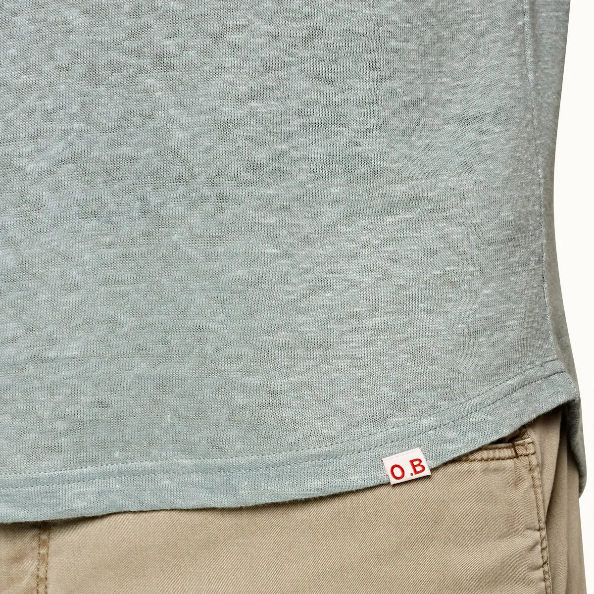 Orlebar Brown - OB-T Linen Tailored Fit T-Shirt in Mineral