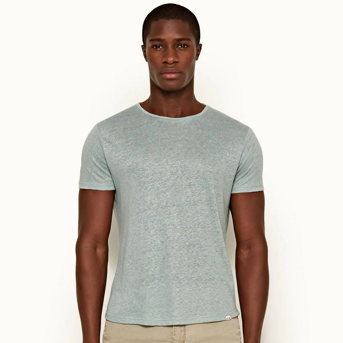 Orlebar Brown - OB-T Linen Tailored Fit T-Shirt in Mineral