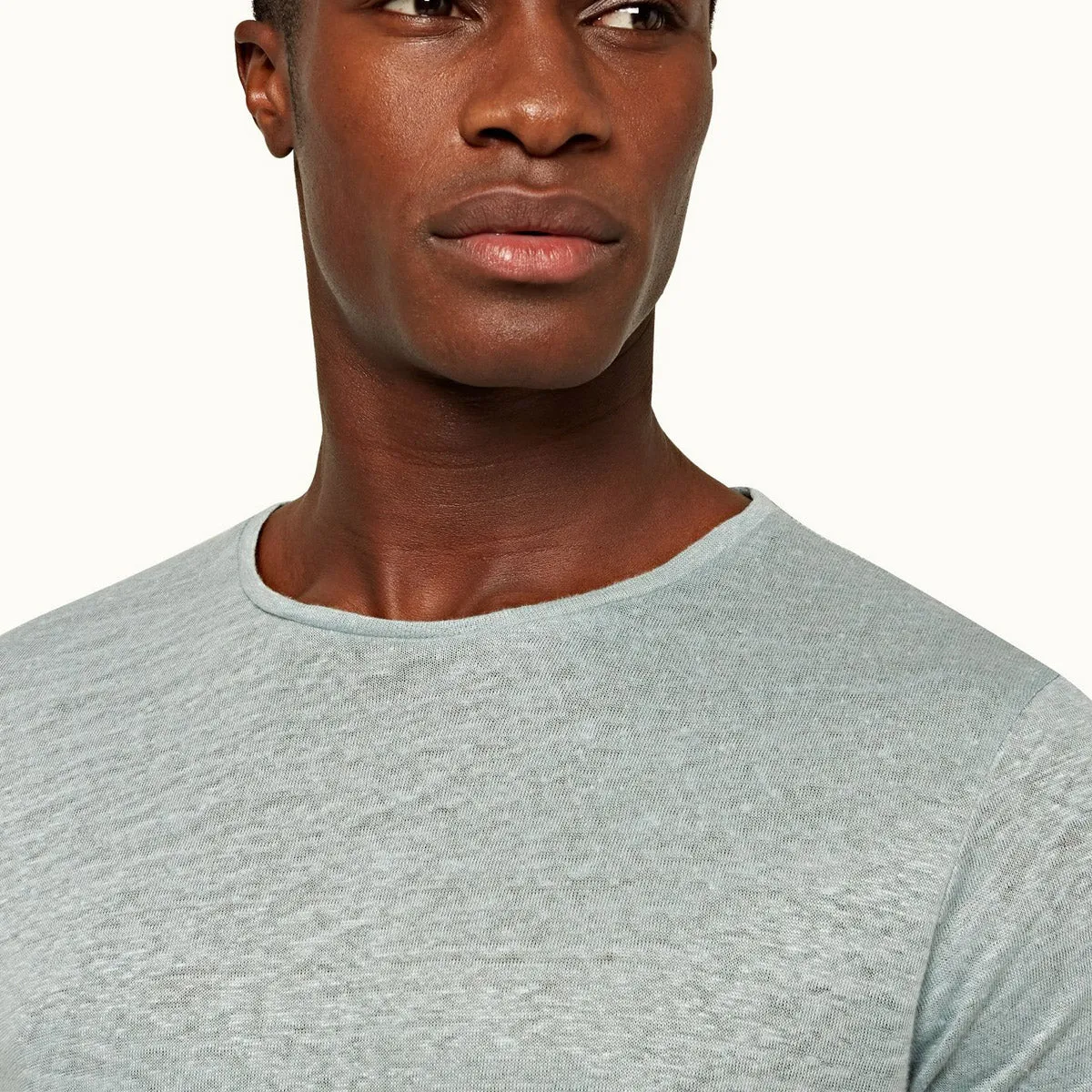 Orlebar Brown - OB-T Linen Tailored Fit T-Shirt in Mineral