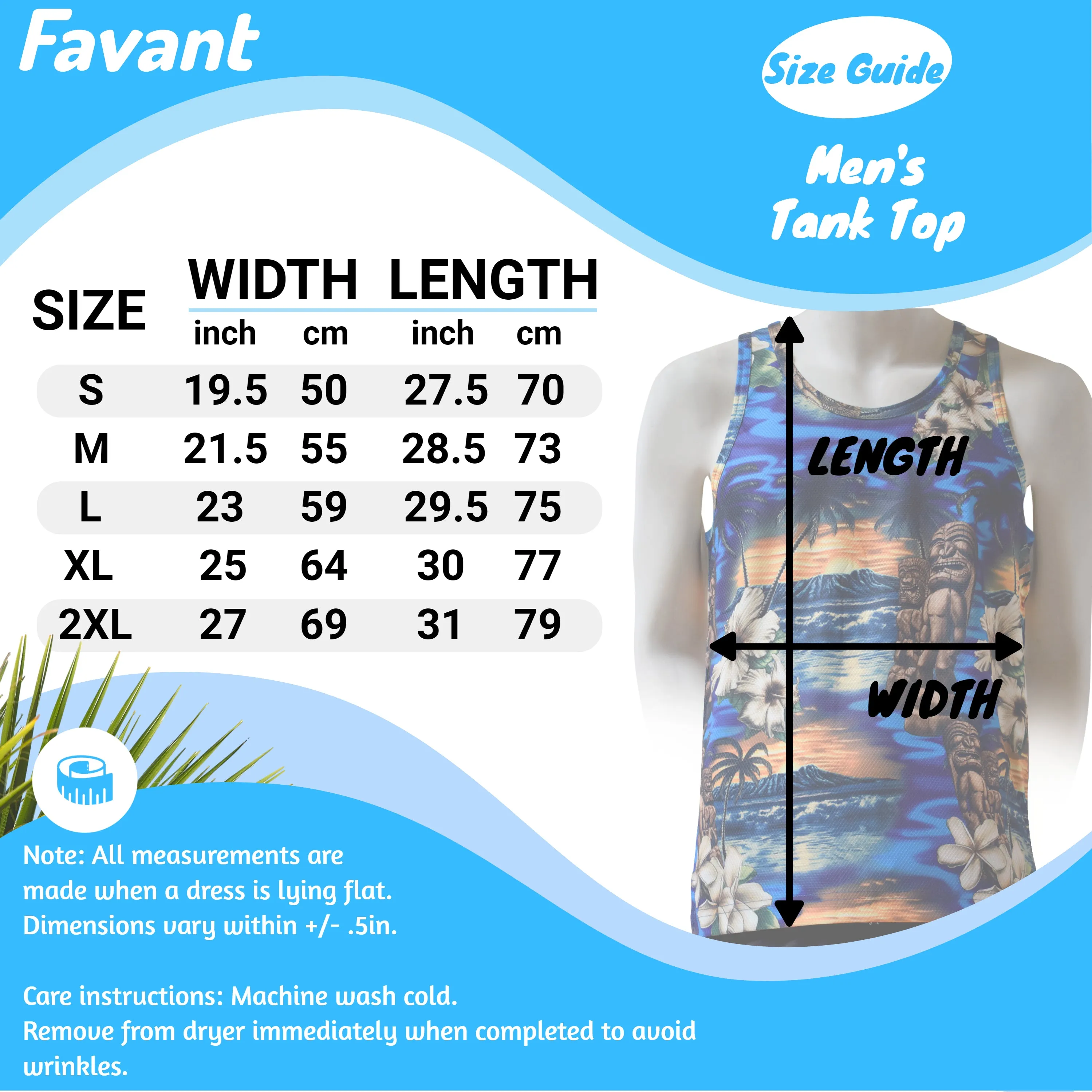 Paddle Block Men's Printed Tank Top - Hawaiian All Over Pattern Lightweight Fast-Drying Casual Men Unisex Texture Tank Top