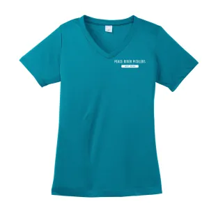 Peace River Picklers 2021 Pickleball Ladies Performance Short Sleeve Shirt - Design 2