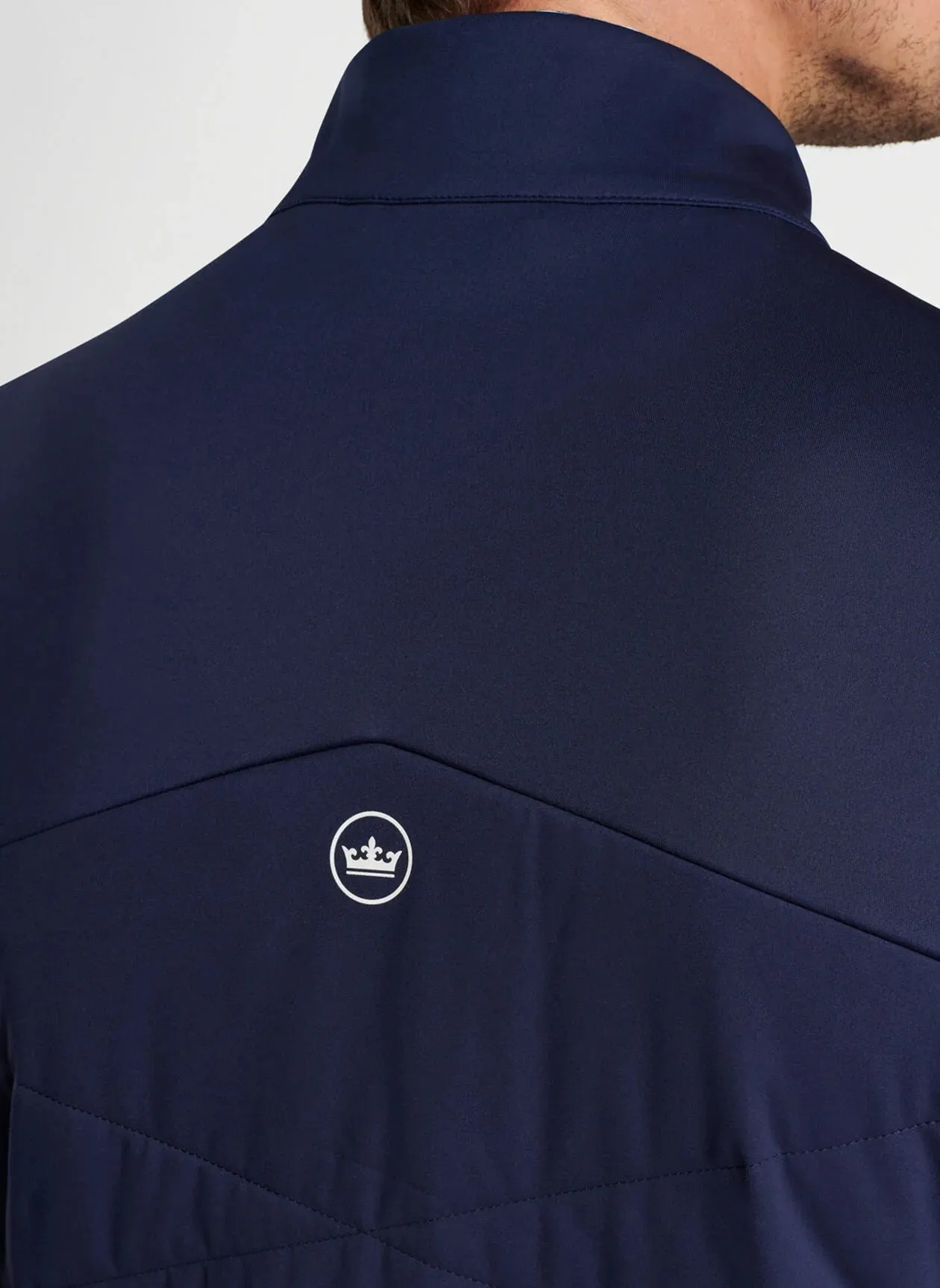 Peter Millar Mens Classis Fit Fuse Hybrid Vest - NAVY