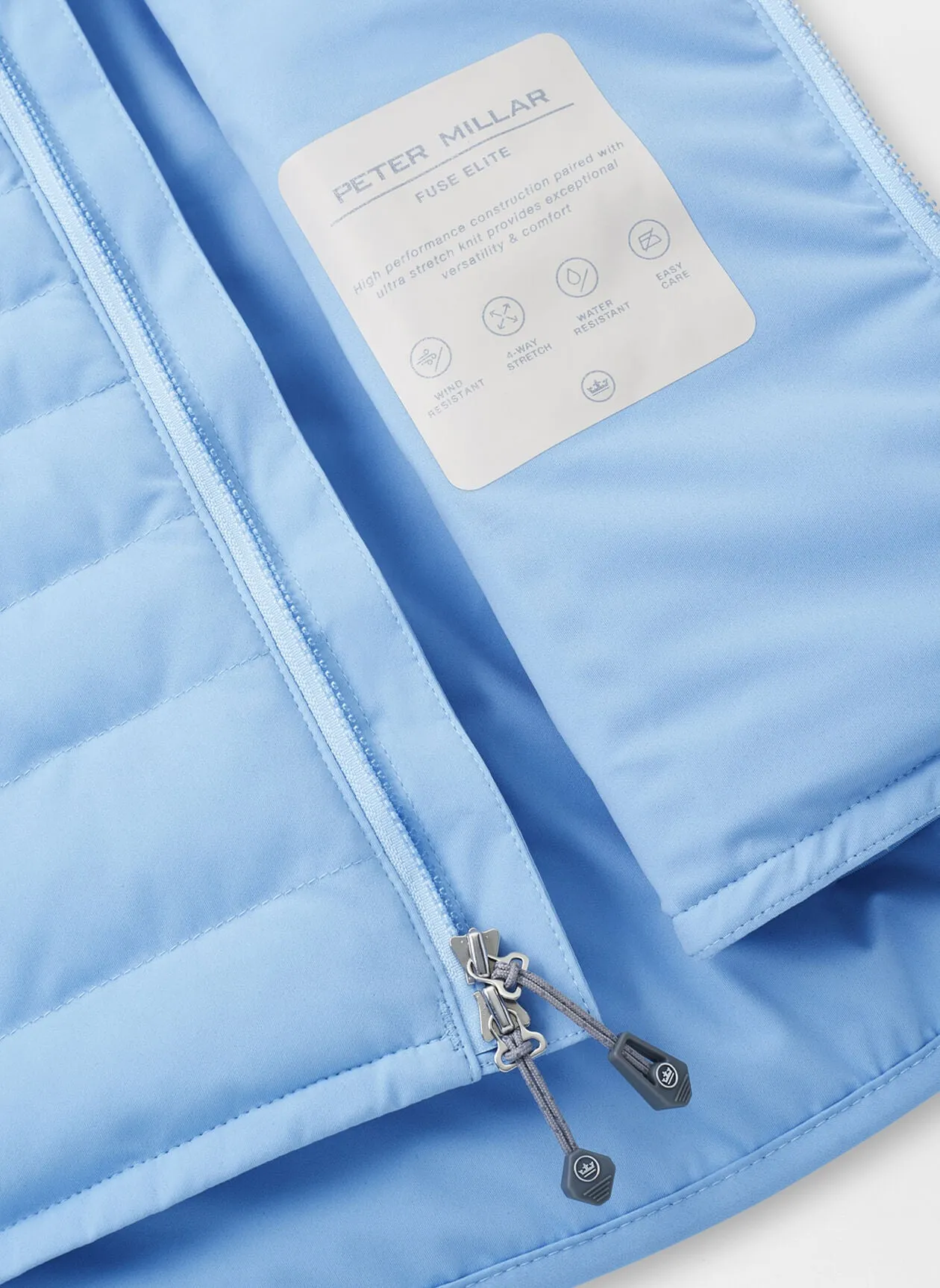 Peter Millar Womens Fuse Hybrid Vest - COTTAGE BLUE