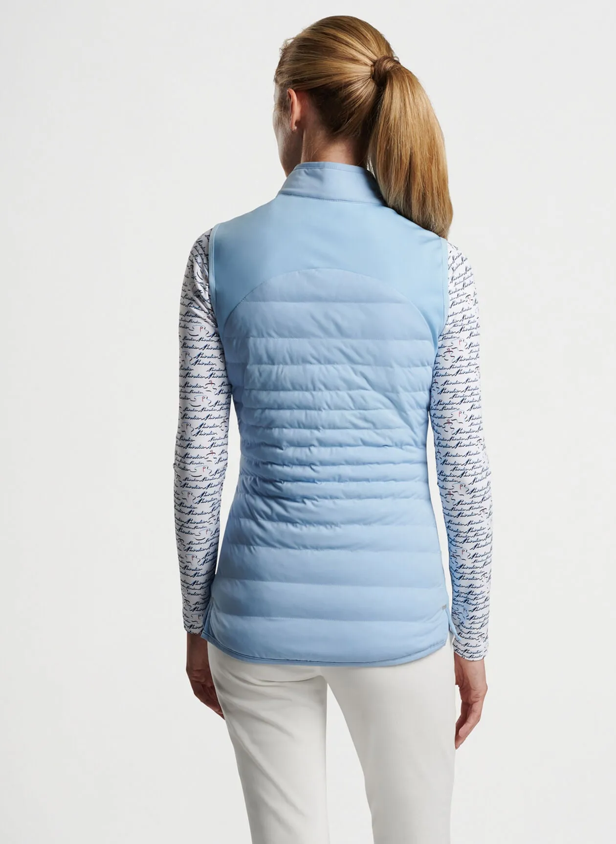 Peter Millar Womens Fuse Hybrid Vest - COTTAGE BLUE