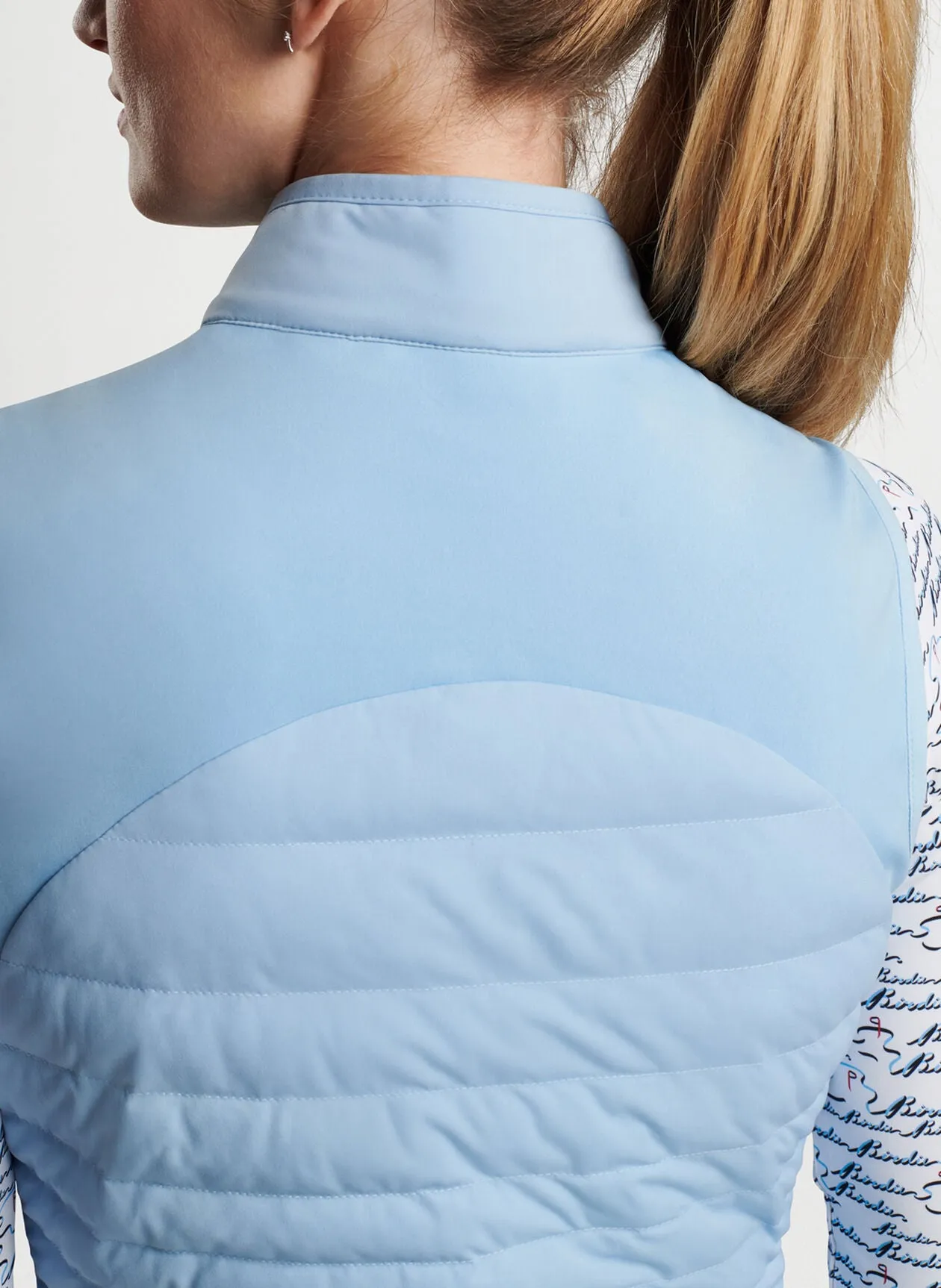 Peter Millar Womens Fuse Hybrid Vest - COTTAGE BLUE