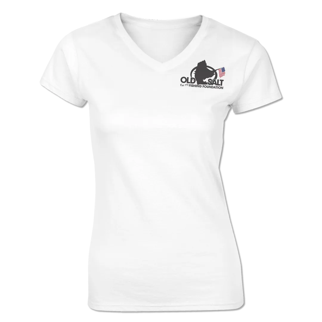 Premier Fishing Club - Ladies Short Sleeve V-Neck Shirt