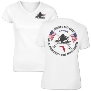 Premier Fishing Club - Ladies Short Sleeve V-Neck Shirt