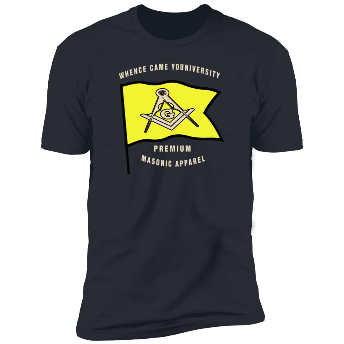 Premium Masonic Apparel Tee (yellow flag)