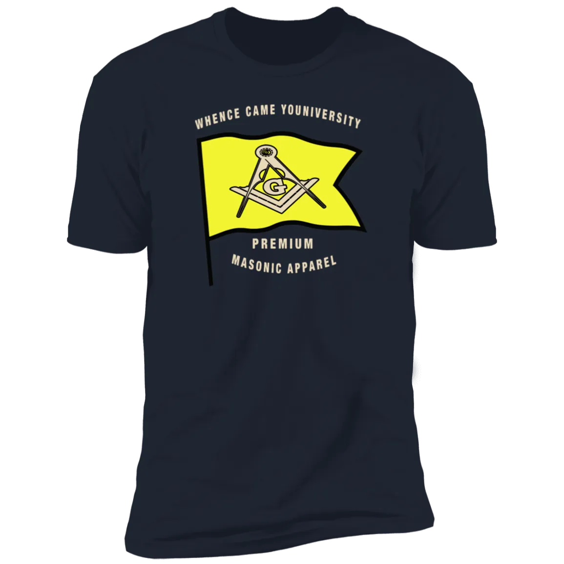 Premium Masonic Apparel Tee (yellow flag)