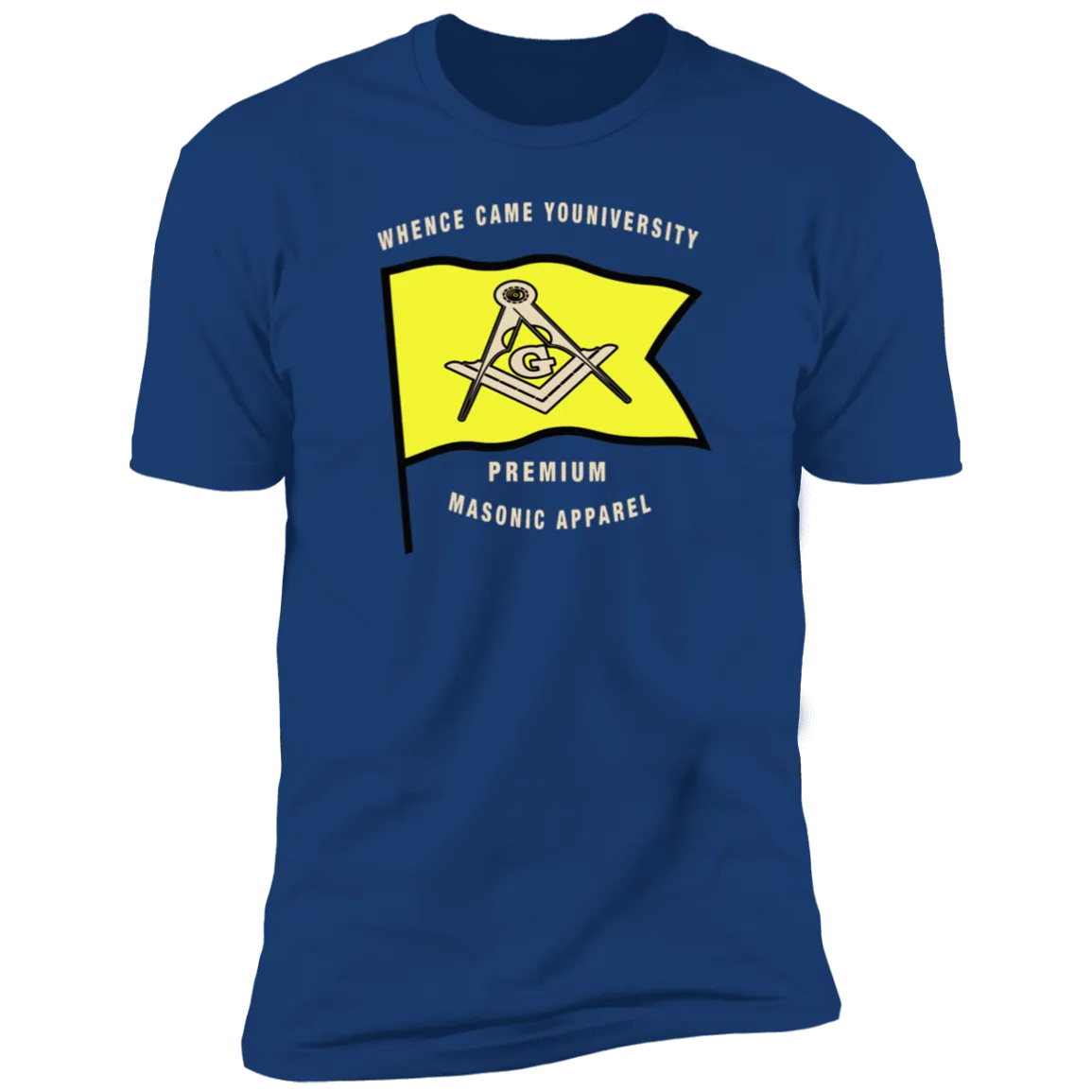 Premium Masonic Apparel Tee (yellow flag)