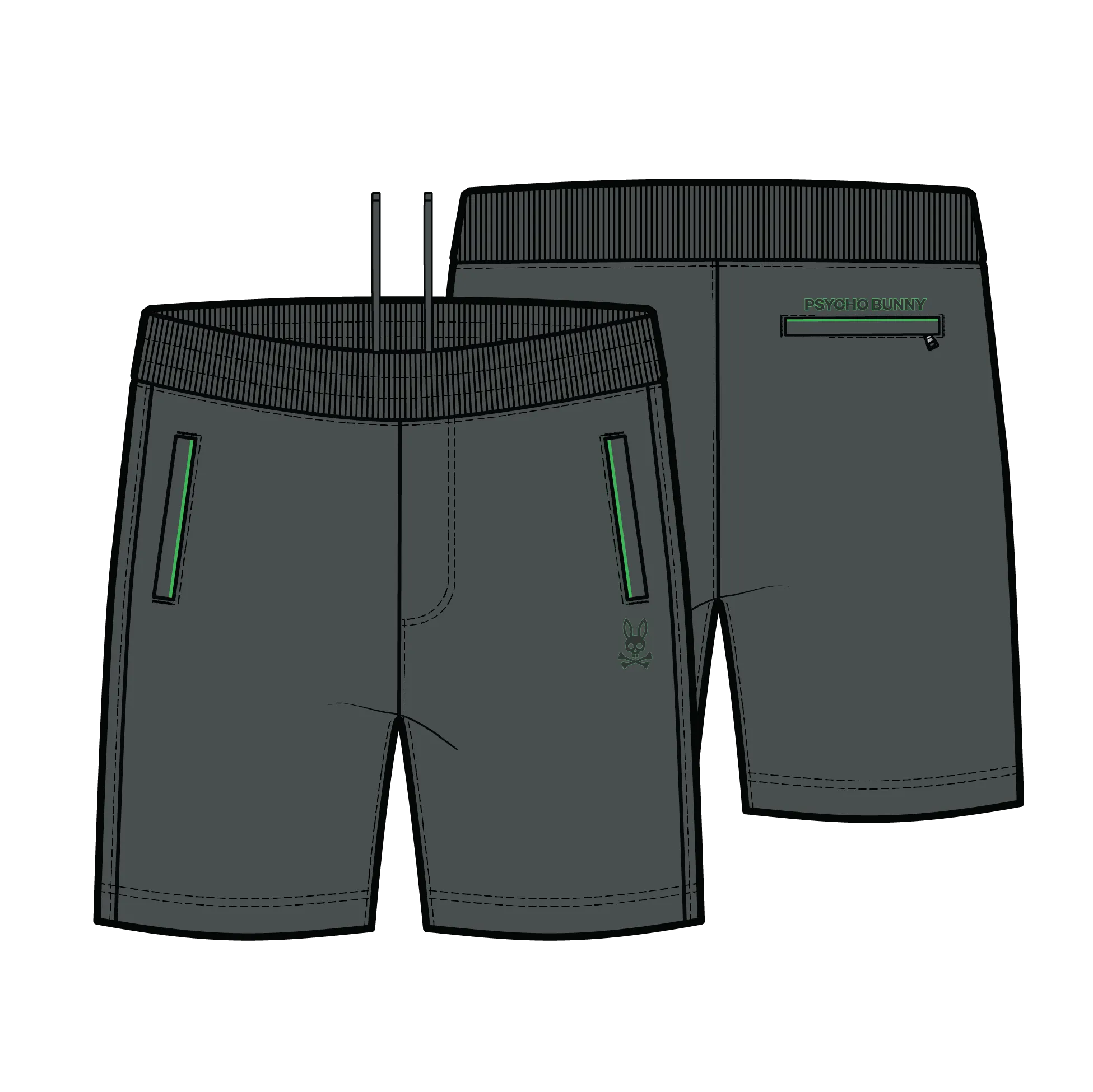 Psycho Bunny Men's Mancos Modal Sweatshorts- Urban Chic