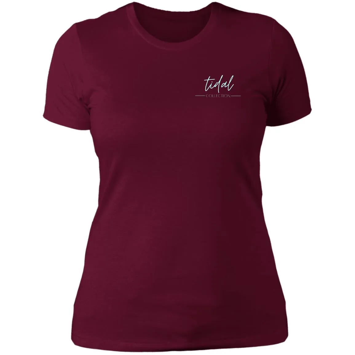 "Big Hook- Aqua" Ladies' Boyfriend Tee