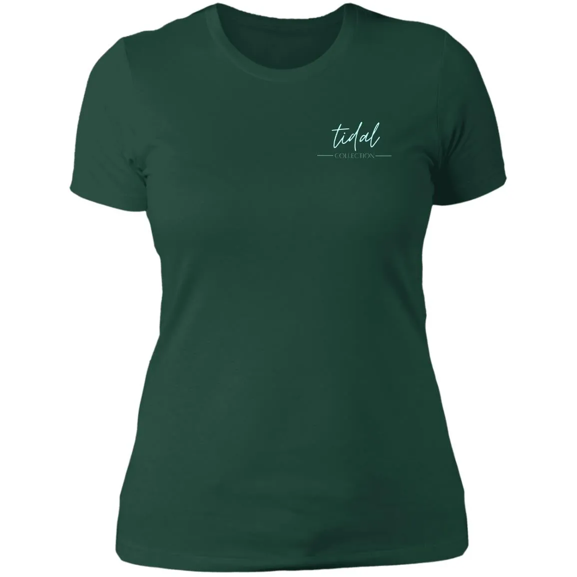 "Big Hook- Aqua" Ladies' Boyfriend Tee