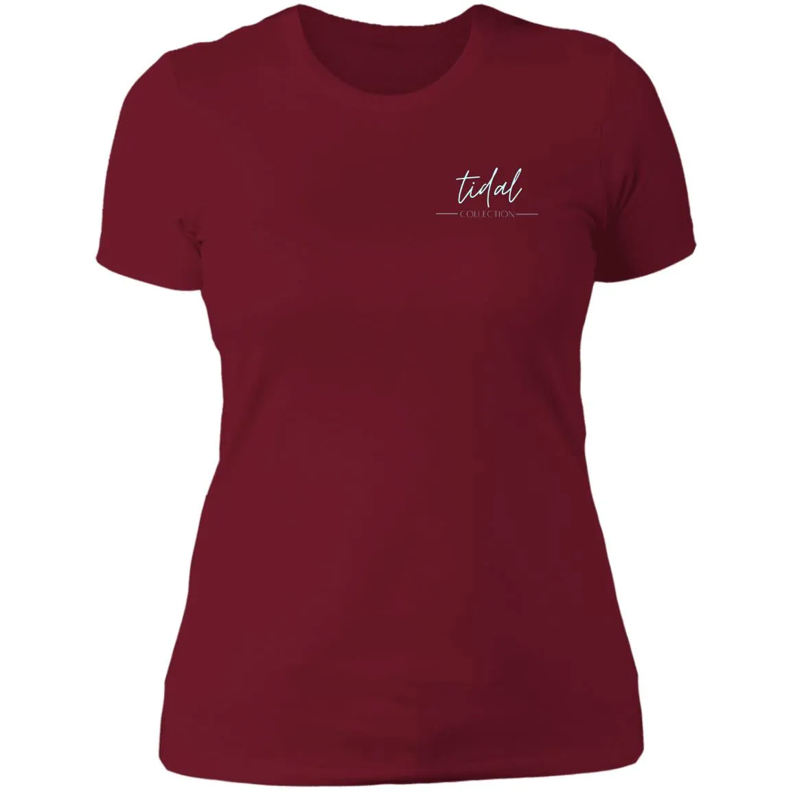 "Big Hook- Aqua" Ladies' Boyfriend Tee