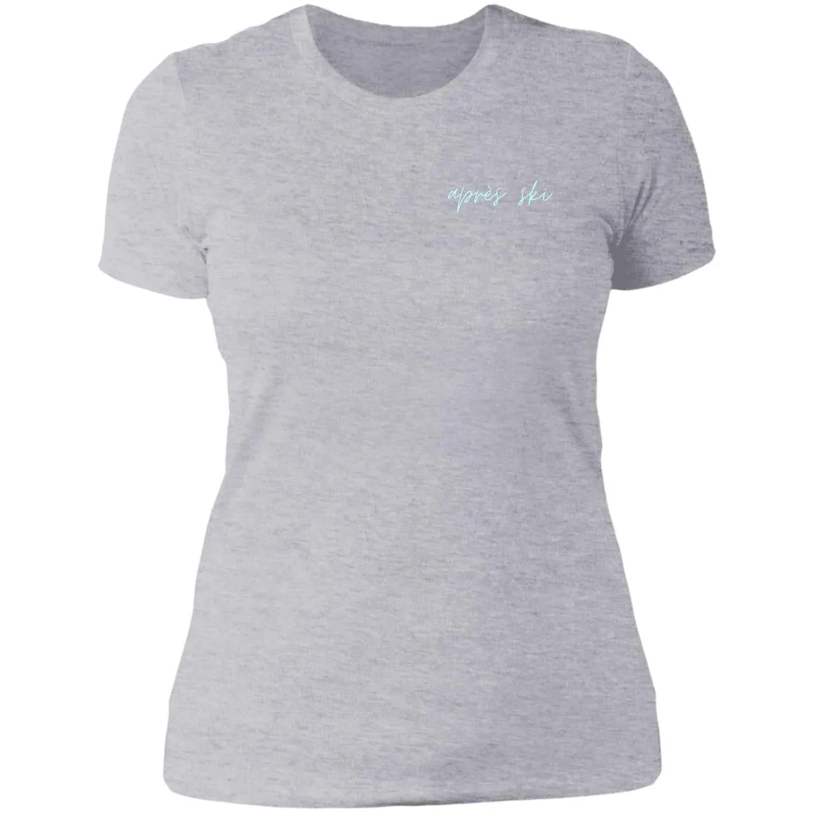 "Big Mountain Back- AQUA" Ladies' Boyfriend T-Shirt