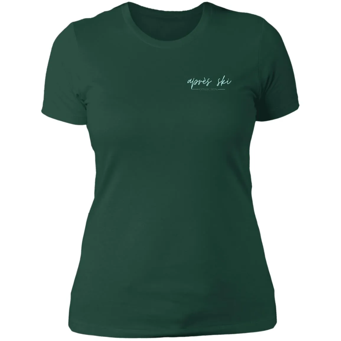 "Big Mountain Back- AQUA" Ladies' Boyfriend T-Shirt