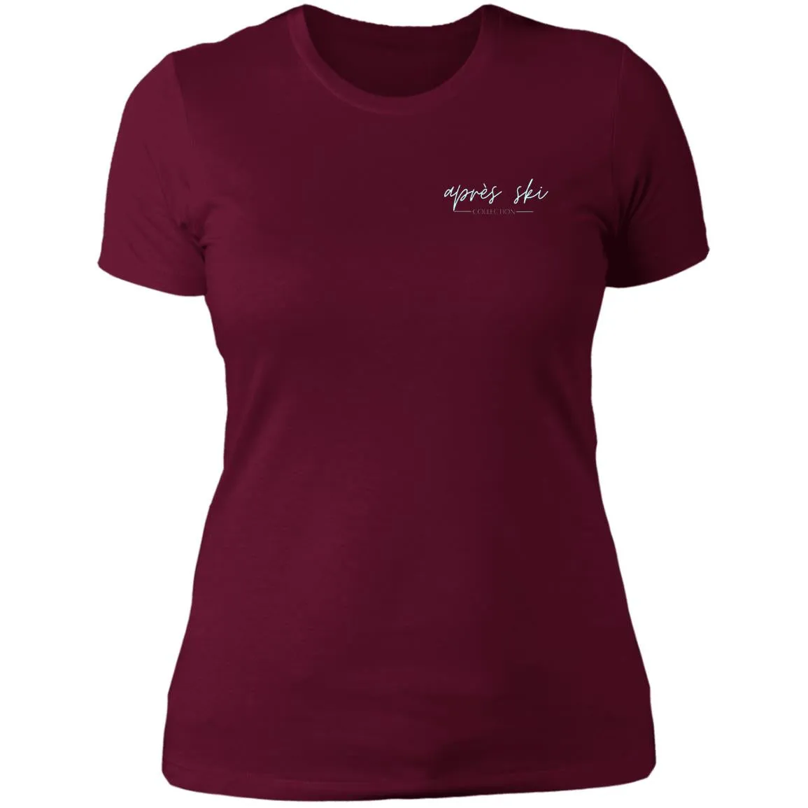 "Big Mountain Back- AQUA" Ladies' Boyfriend T-Shirt