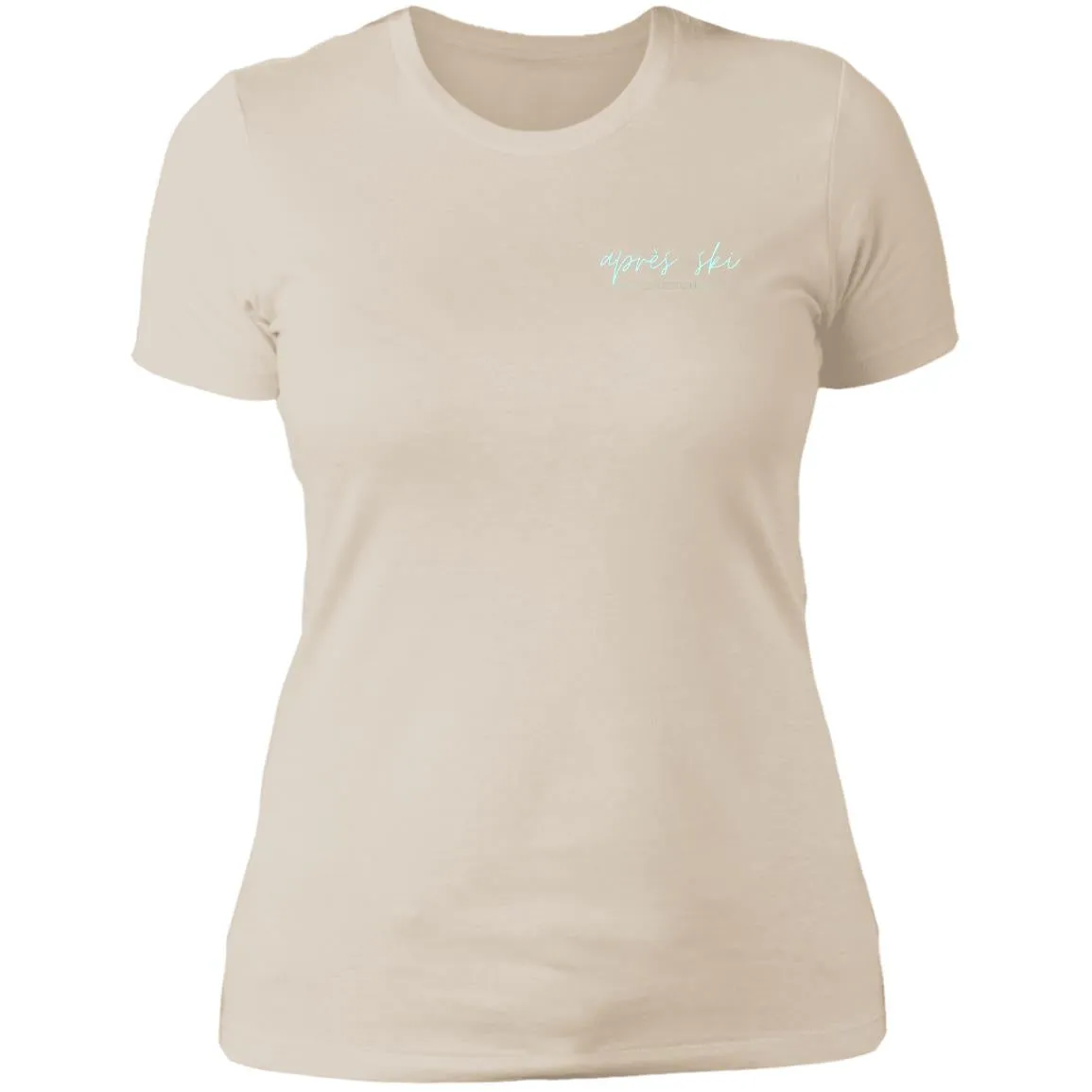 "Big Mountain Back- AQUA" Ladies' Boyfriend T-Shirt