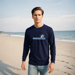 "Lake Michigan" Men's Long Sleeve T-Shirt