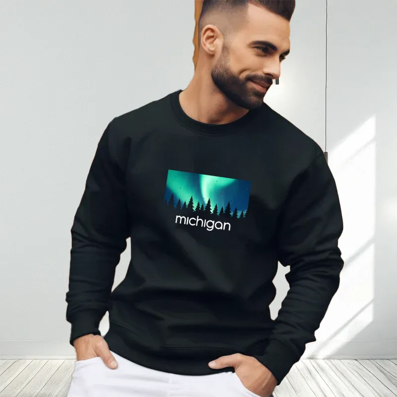 "Northern Sky" Men's Long Sleeve T-Shirt