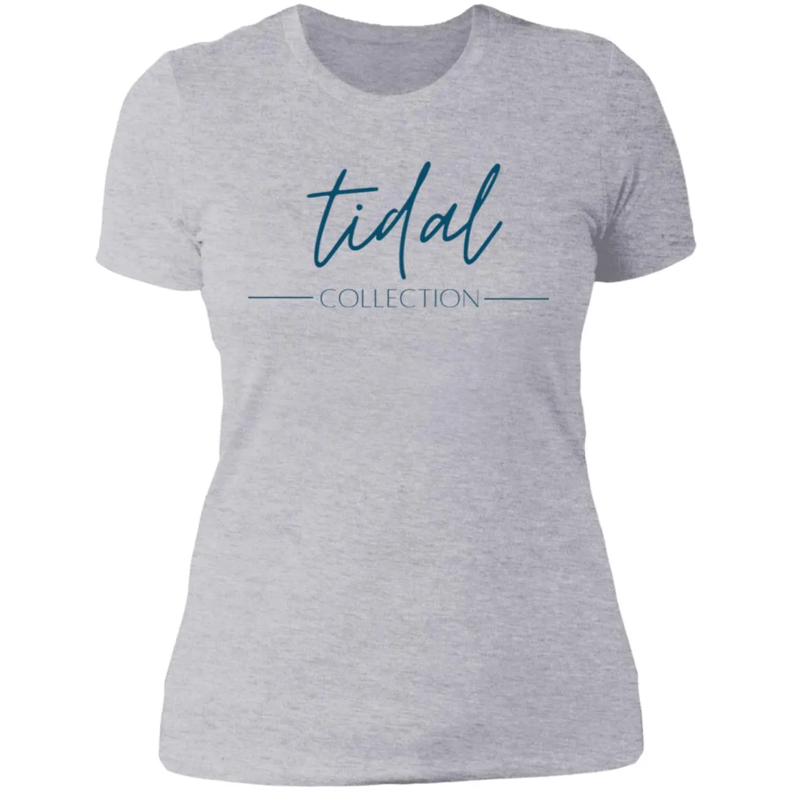 "Tidal Collection- NAVY" Ladies' Boyfriend T-Shirt
