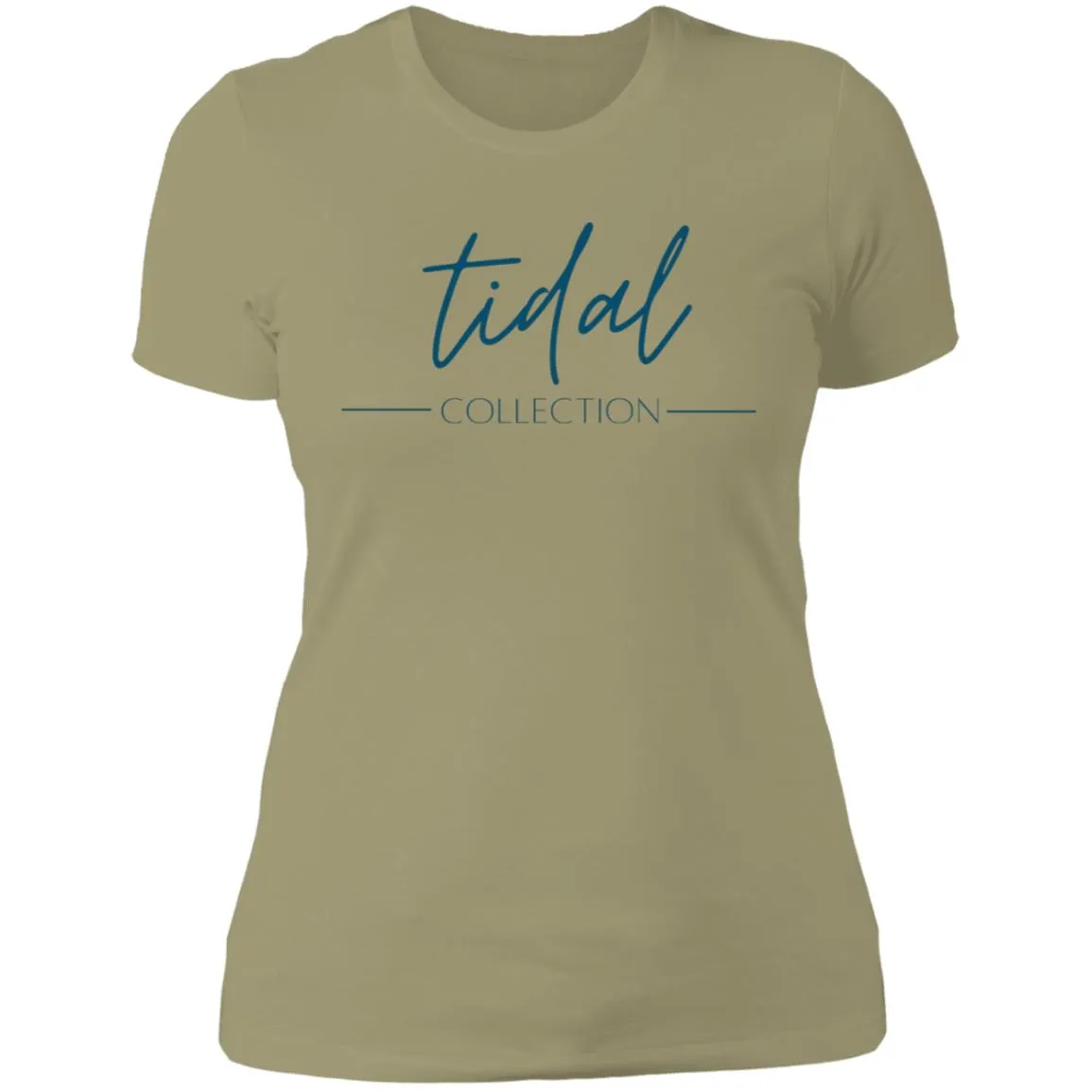 "Tidal Collection- NAVY" Ladies' Boyfriend T-Shirt