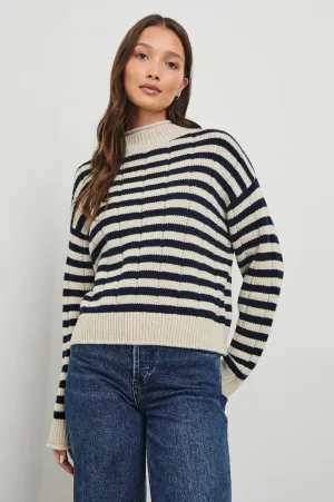 Rails - Corrine Sweater in Oat Navy