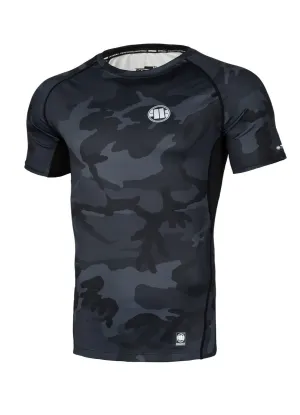 Rashguard Performance Pro Plus Small Logo - All Black Camo