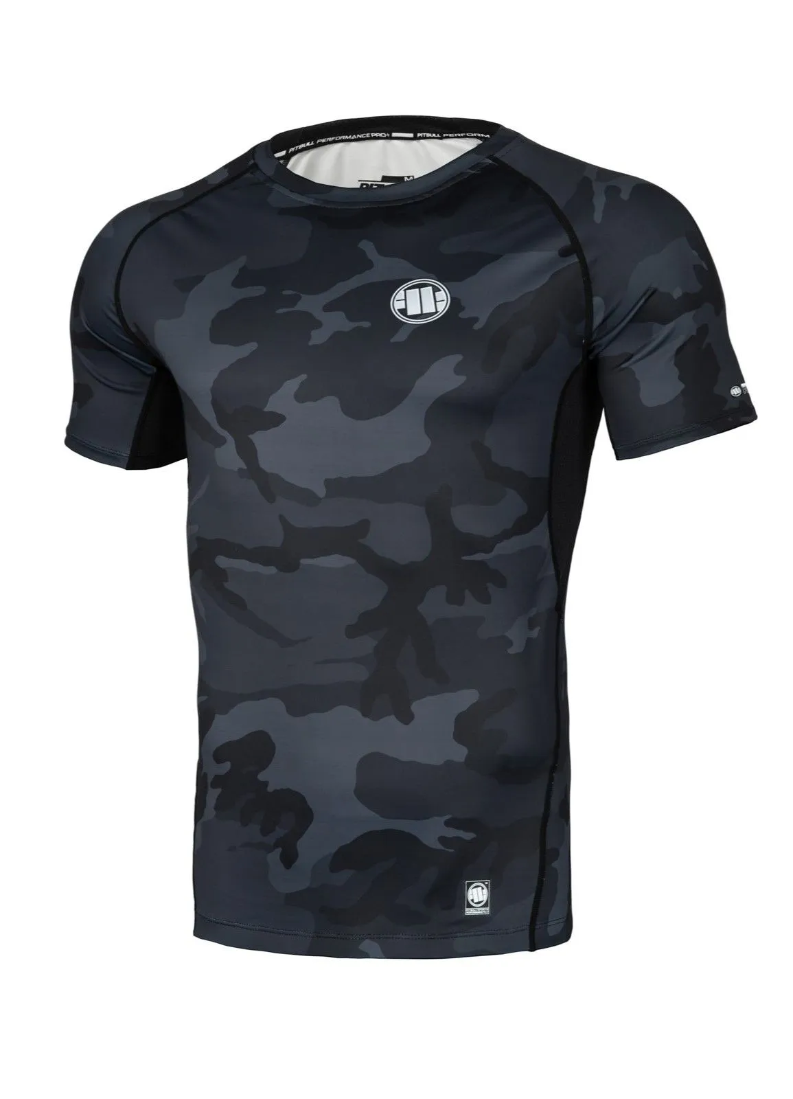 Rashguard Performance Pro Plus Small Logo - All Black Camo