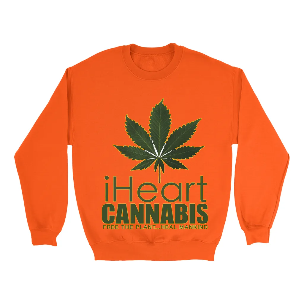 Rastafari JAMS Reggae Radio - iHeart Cannabis (DARK colored) Sweatshirts
