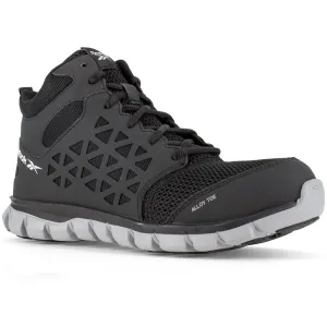Reebok Men's Sublite Cushion Alloy Toe Athletic Work Shoe- Black- RB4141