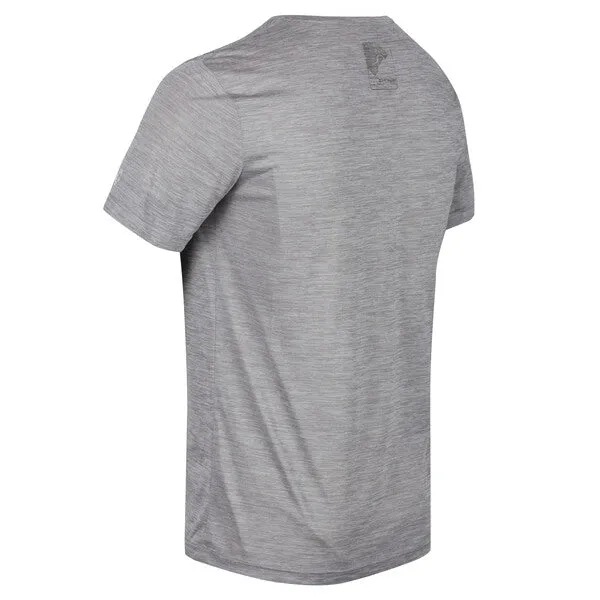 Regatta Men's Fingal V Short Sleeve Graphic T-Shirt Rock Grey