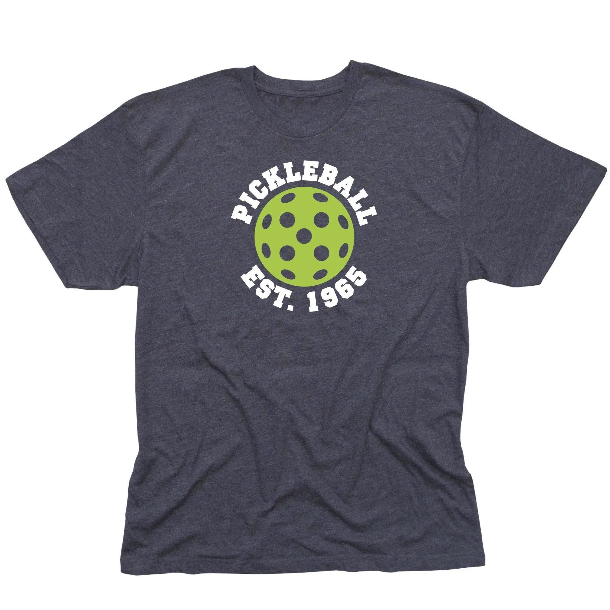 Retro Men's Pickleball Est. 1965. T-Shirt - Vintage Casual Cotton Blend