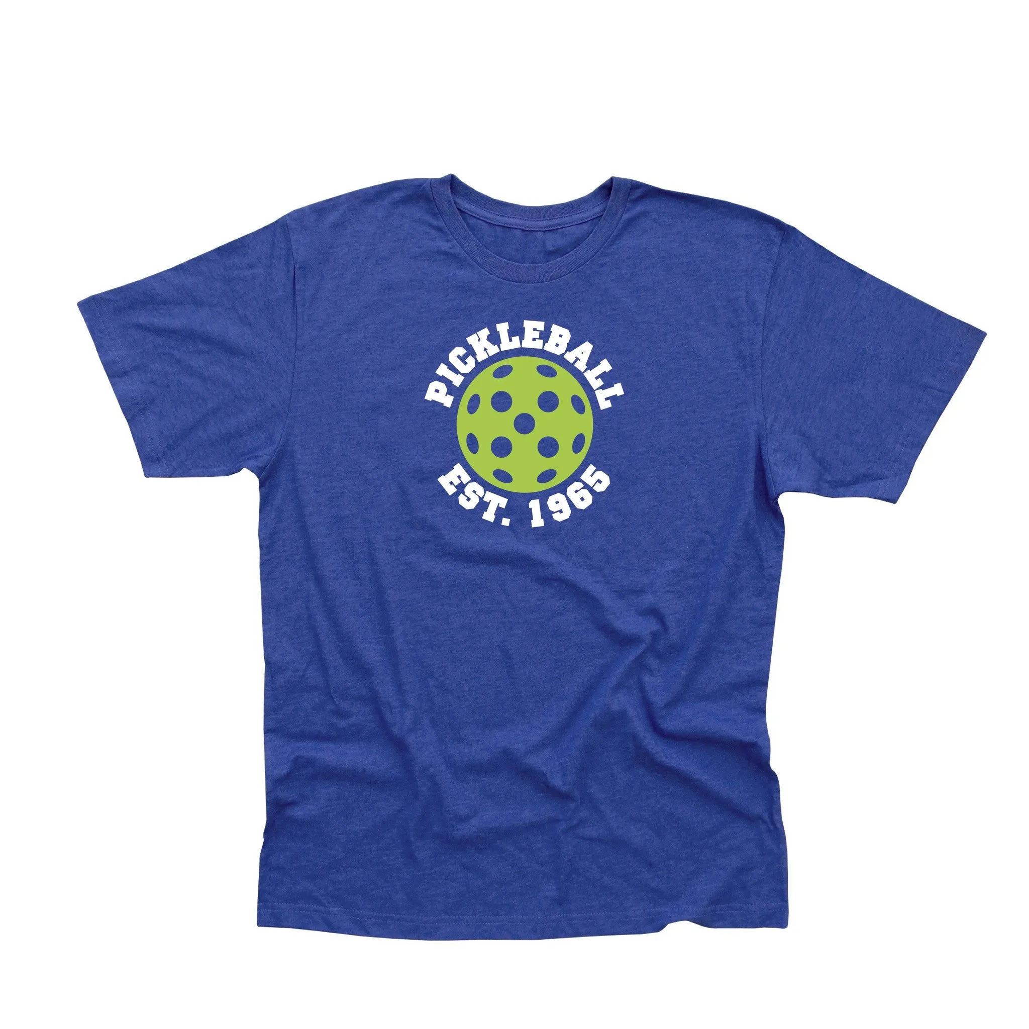 Retro Men's Pickleball Est. 1965. T-Shirt - Vintage Casual Cotton Blend