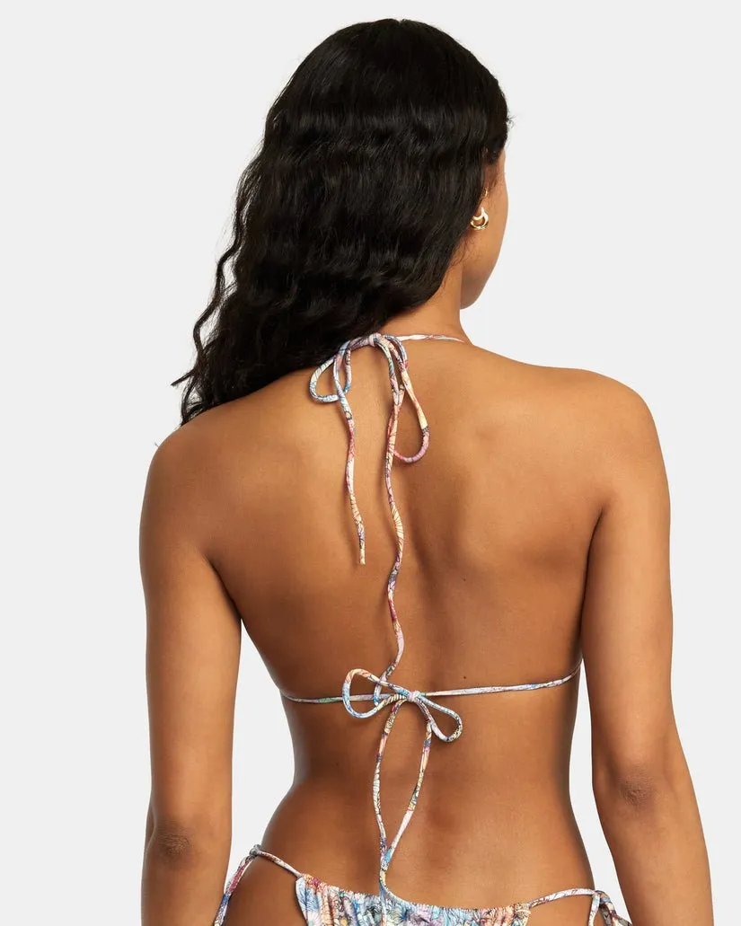 RVCA "Sage" Halter Triangle Bikini Top | Sage Vaughn Collection