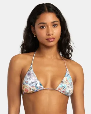 RVCA "Sage" Halter Triangle Bikini Top | Sage Vaughn Collection