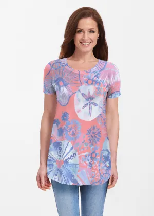 Sand Dollar (16257) ~ Short Sleeve Butterknit tunic