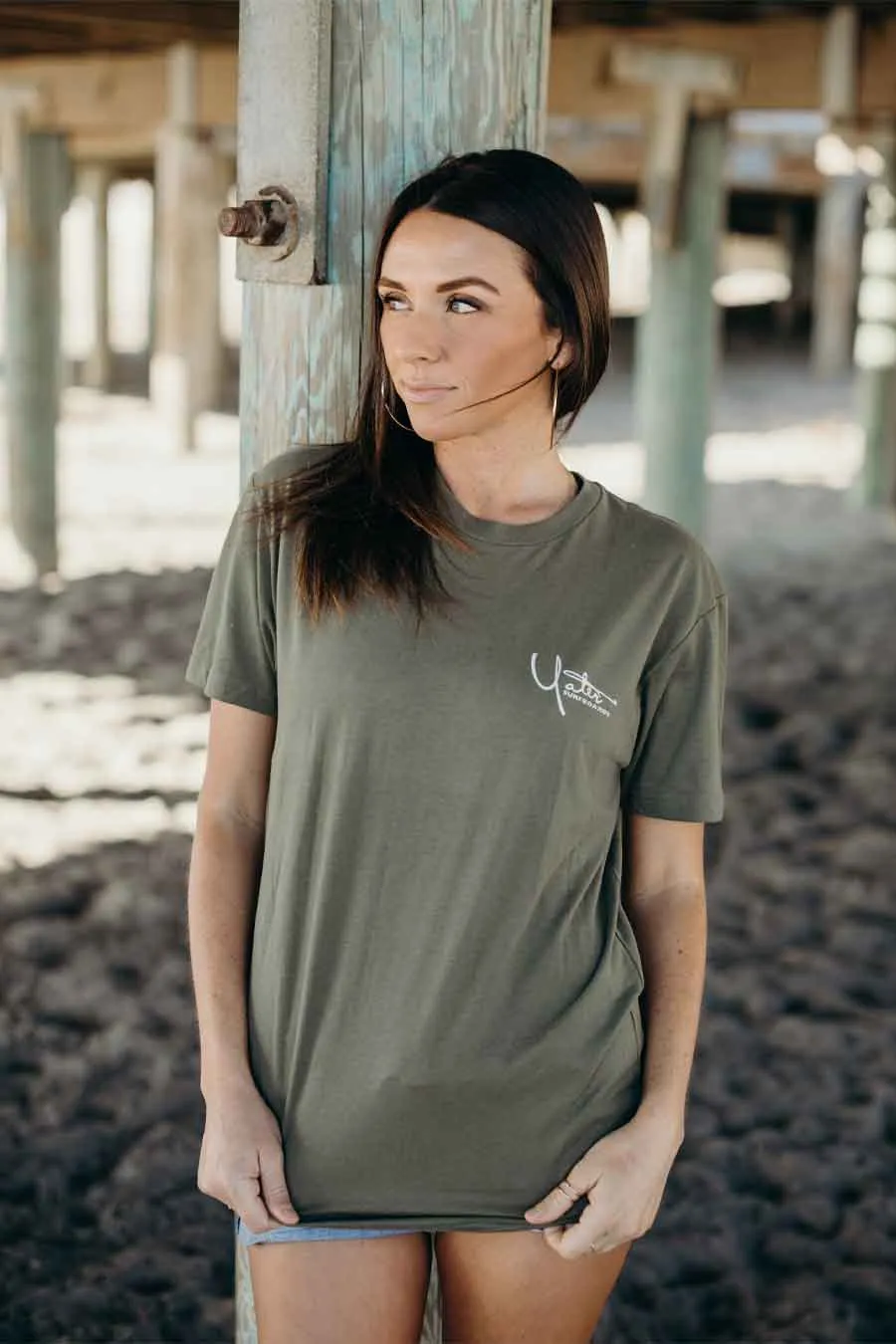 Santa Barbara Surf Shop Premium Sueded Short Sleeve T-Shirt